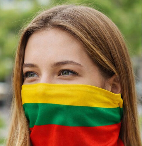 Reklaminės bandanos su logotipu | Kaklo mova / Skarelės, šalikėliai, individualus dizainas